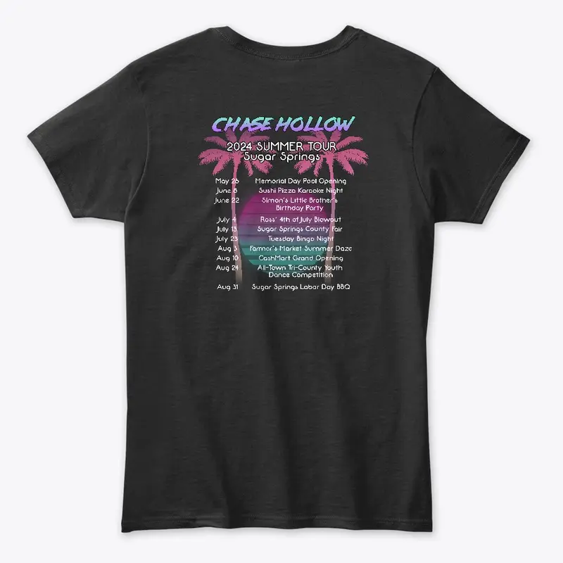 Chase Hollow 2024 Tour Merch!