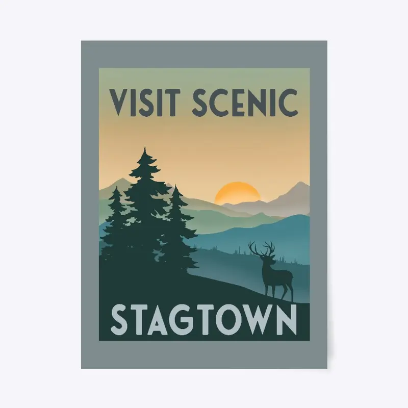 Stagtown Print