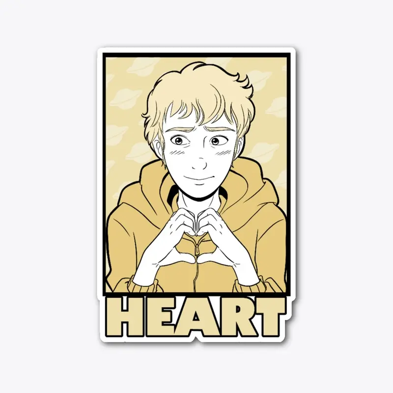 Jeremy Heart Sticker